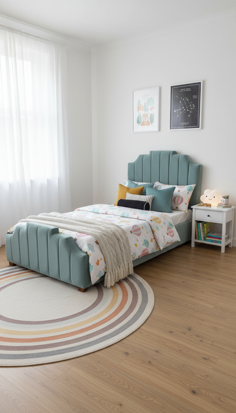 Chester Premium Kids Bed - Luxury Upholstered Children's Bed Frame