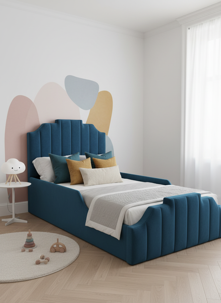 Chester Premium Kids Bed - Luxury Upholstered Children's Bed Frame