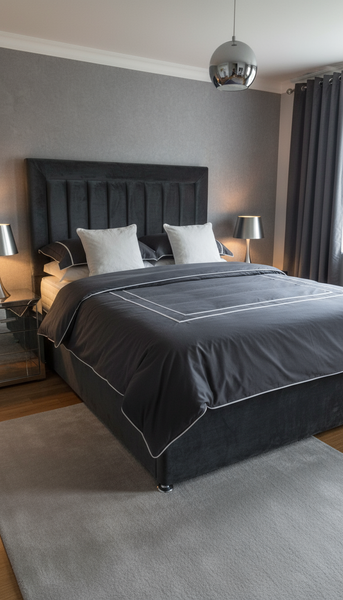 Divan Base With 54'' (Inch) Paris HeadBoard