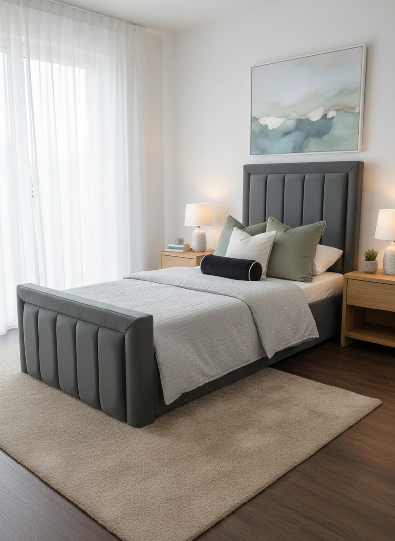 Modern Uncluttered Paris Bed