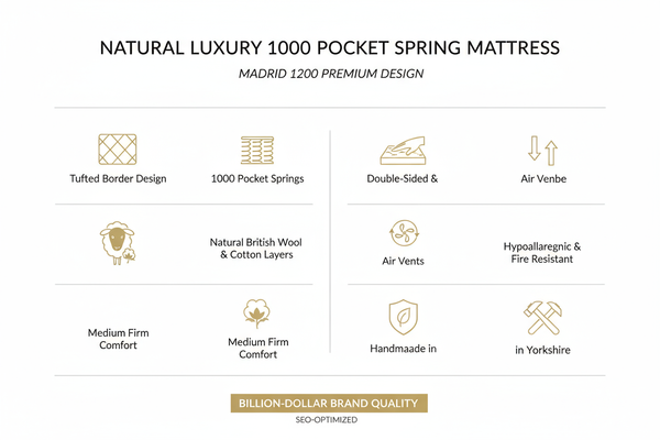 Natural Luxury 1000 Pocket Spring Mattress
