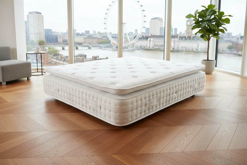 Raina Pillow Top Luxury Photography with London Eye View