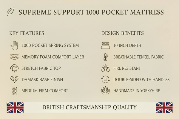 Supreme Support 1000 Pocket Spring Mattress