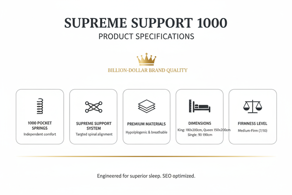 Supreme Support 1000 Pocket Spring Mattress
